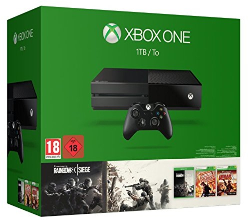 MICROSOFT Console Microsoft Xbox One 1 TB nero + Tom Clancy's Rainbow Six Siege bundle